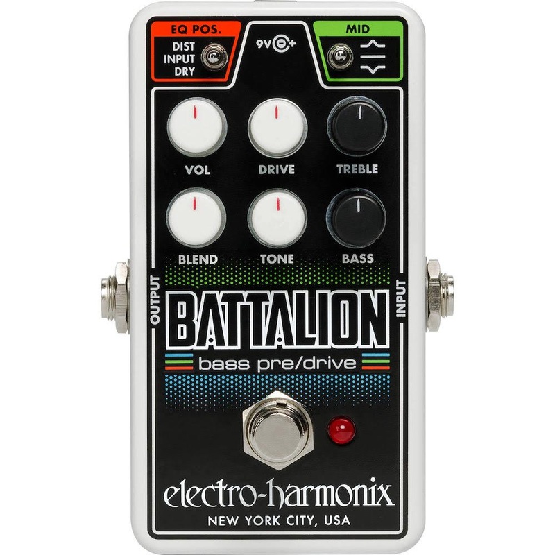 Electro-Harmonix NANO Battalion Bass Preamp & Overdrive