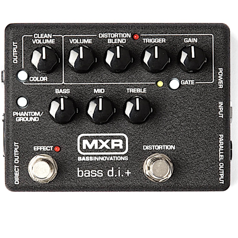 MXR M80 Bass D.I.+ Distortion Bass Effect Pedal