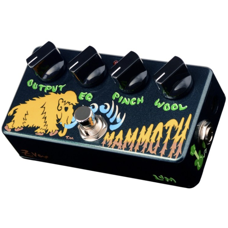 ZVEX Woolly Mammoth Hand Painted Bass Guitar Fuzz Effects Pedal
