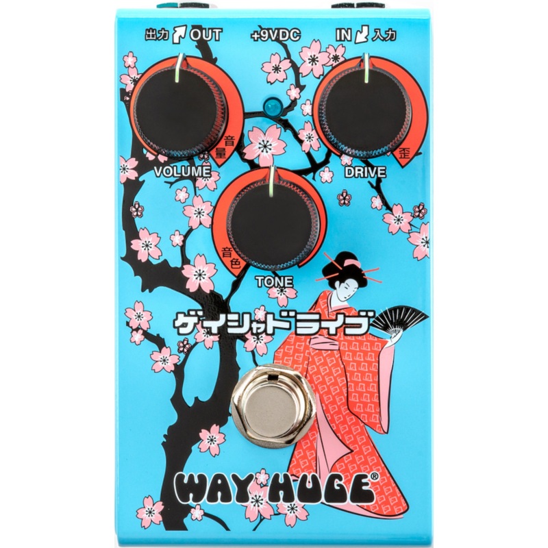 Way Huge Smalls WM32B Geisha Drive Blue Overdrive Effects Pedal