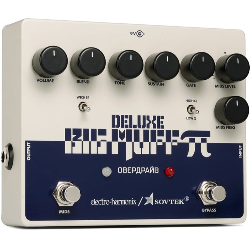 Electro-Harmonix Sovtek Deluxe Big Muff Pi Distortion Sustainer Effects Pedal