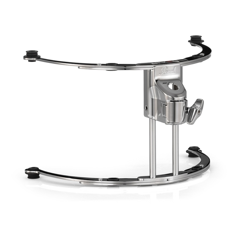 Pearl R2 Air Suspension Tom Mount for 10×7/10×8 w/12mm GyroLock-L Bracket Chrome