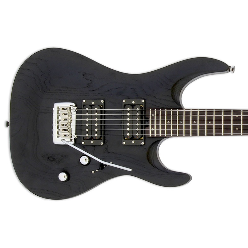 Aria MAC-DLX Pro II Electric Guitar – Stained Black