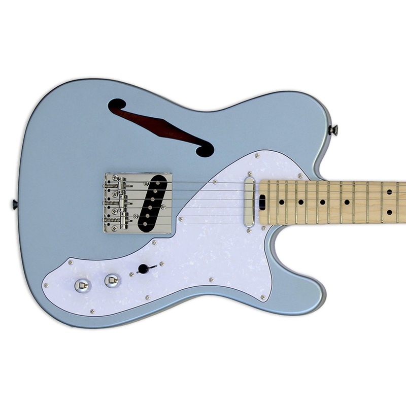 Aria TEG-TL Pro II Modern Classics Electric Guitar – Metallic Ice Blue