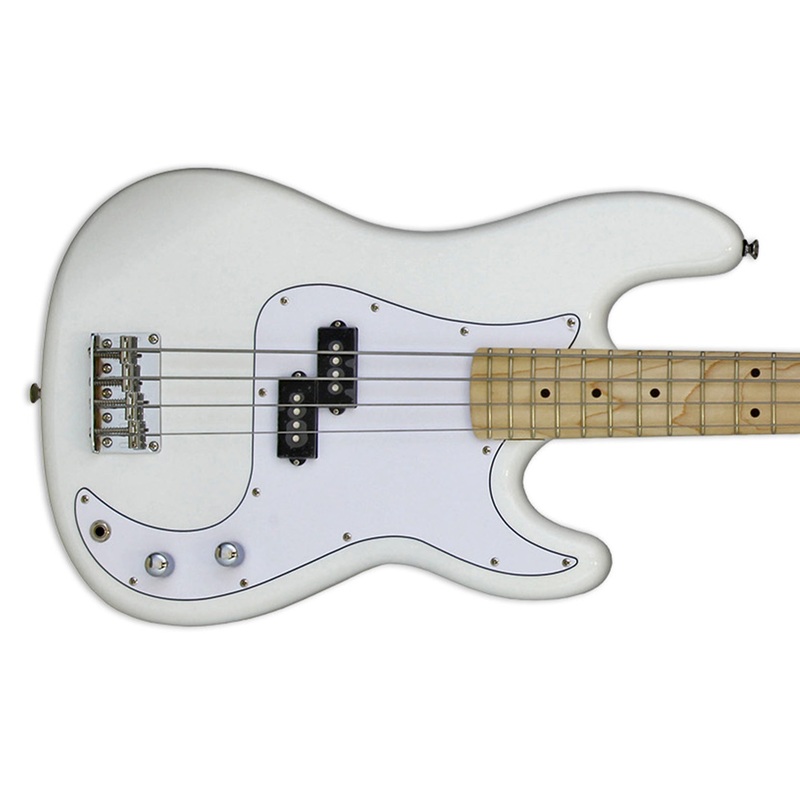 Aria STB-PB/M Pro II Electric Bass – White