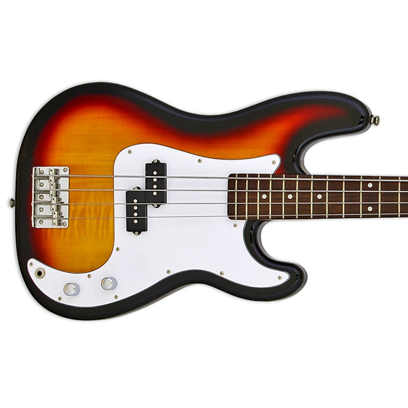 Aria STB-PB Pro II Electric Bass – 3 Tone Sunburst