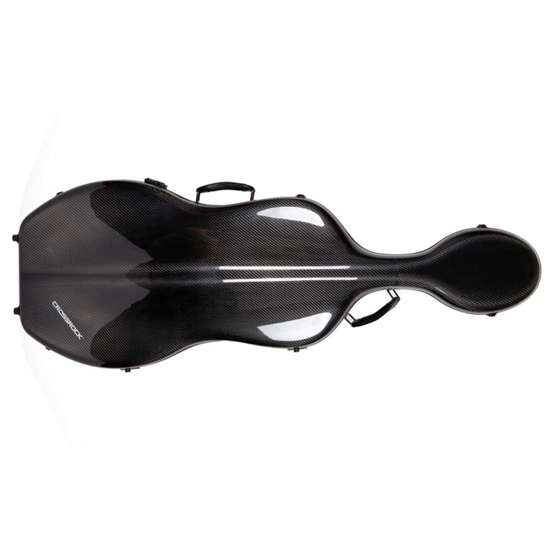 Crossrock CRF6000CEFBK Air Carbon 4/4 Cello Case – Black
