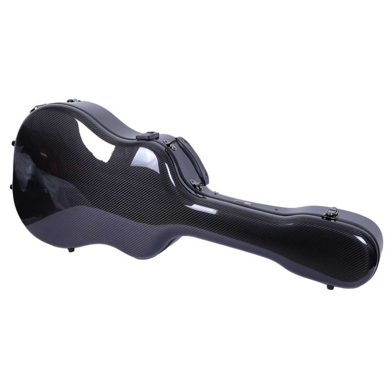 Crossrock CRF6030DBK Air Carbon Dreadnought Guitar Case – Black