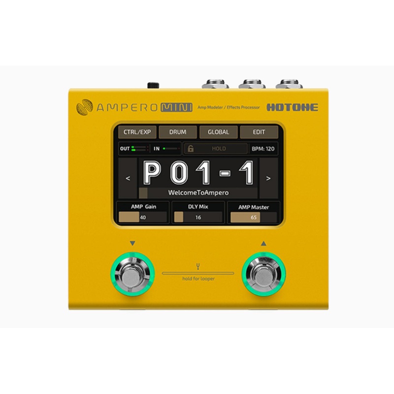 Hotone MP-50MG Ampero Mini Guitar Pedal – Marigold