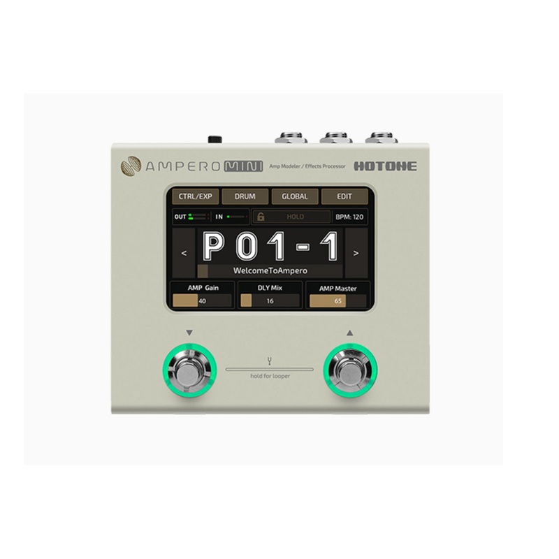 Hotone MP-50VN Ampero Mini Guitar Pedal – Vanilla