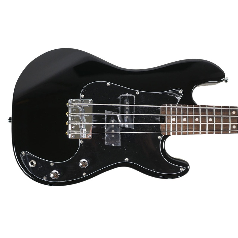 Flight BK Black Short Scale Electric Lite Mini Bass