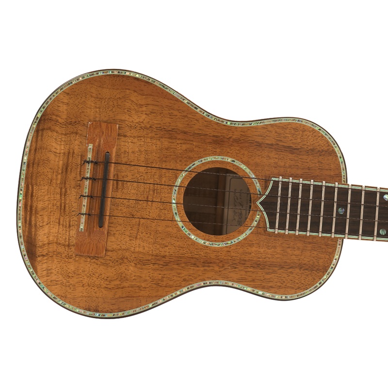 [PRE-OWNED] Maui Music CLK-DLX Custom Koa Concert Long Neck Ukulele “Green Lantern”