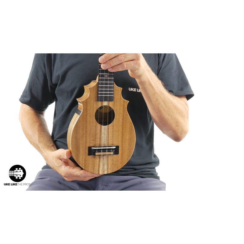 UkeSA Pineapple Sunday Opio Concert Ukulele Acacia “White Fang”