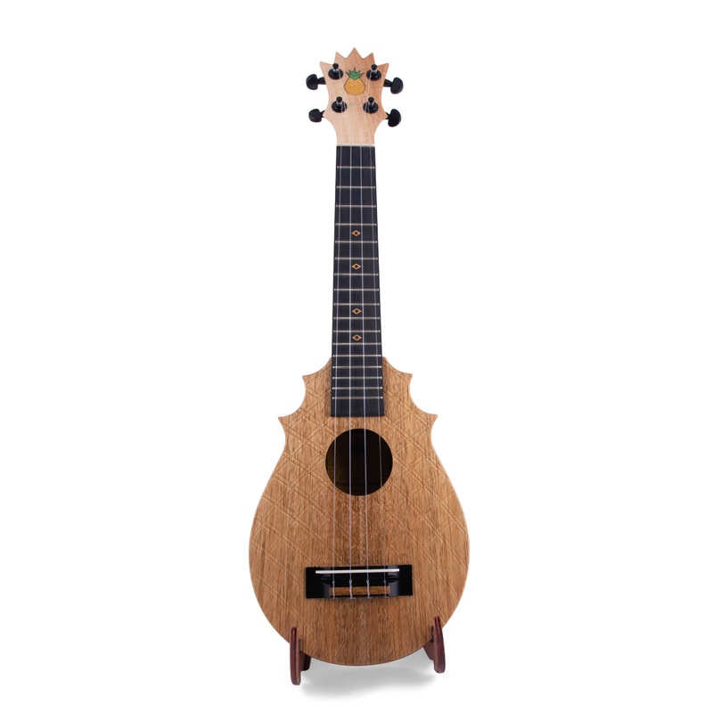 UkeSA Pineapple Sunday Opio Concert Ukulele Solid Acacia “Constantine” by Pops KoAloha (DISCOUNTED $387)