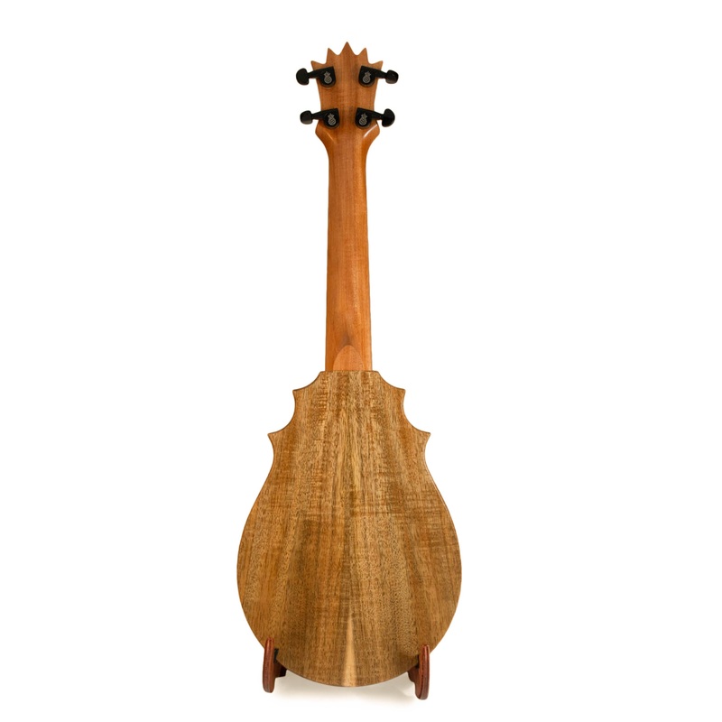 UkeSA Pineapple Sunday Opio Concert Ukulele Solid Acacia “Ferdinand” by Pops KoAloha (DISCOUNTED $387)