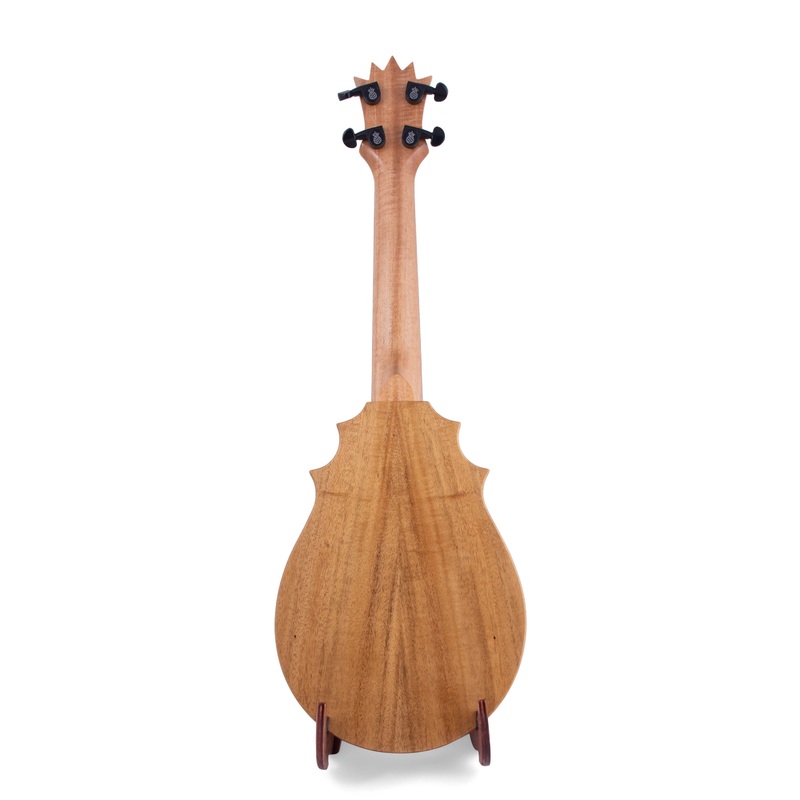 UkeSA Pineapple Sunday Opio Concert Ukulele Solid Acacia “Splash” by Pops KoAloha (DISCOUNTED $387)