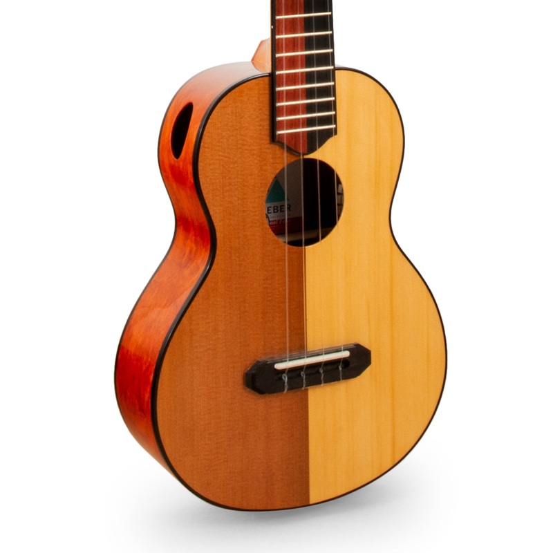 [DISCOUNTED] UPGRADED Rebel New Particle Tenor Ukulele Solid Cedar/Spruce “Aech” ONLY 10 MADE