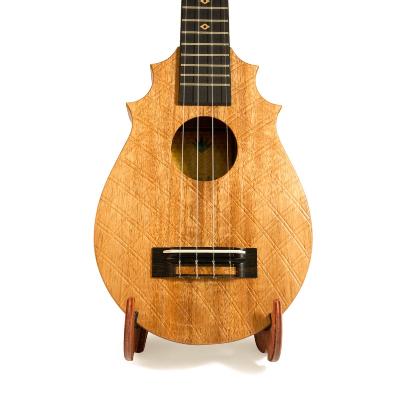 UkeSA Pineapple Sunday Opio Concert Ukulele Solid Acacia “Alexander the Great” by Pops KoAloha (DISCOUNTED $387)
