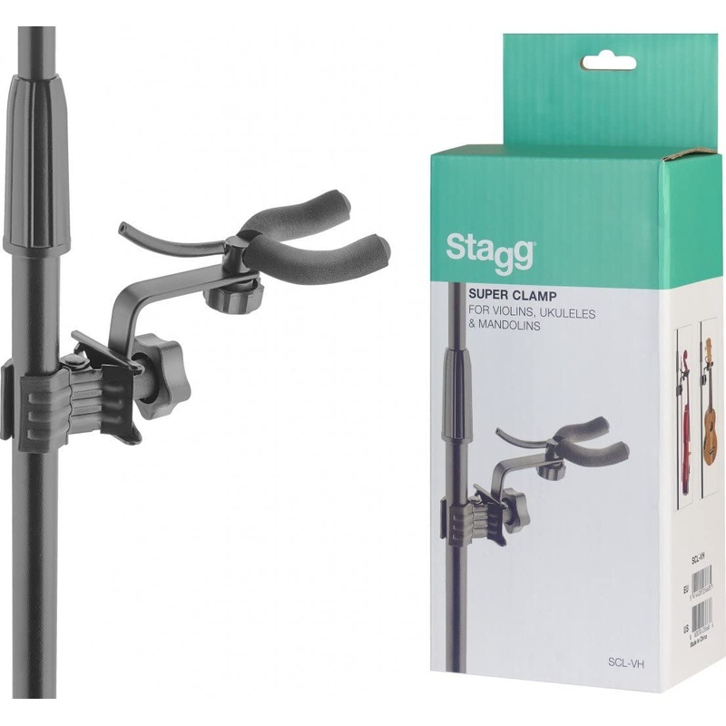 Stagg SCL-VH Adjustable Holder with Clamp for Ukulele, Violin or Mandolin