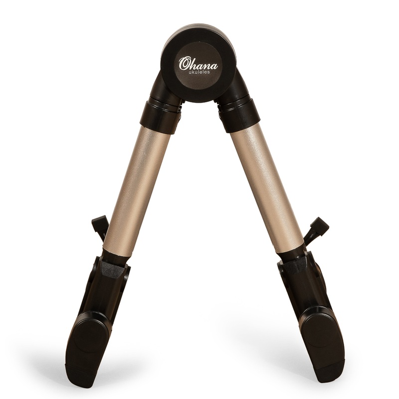 Ohana US-30 S Lightweight A-Frame Silver Portable Uke Stand – SILVER