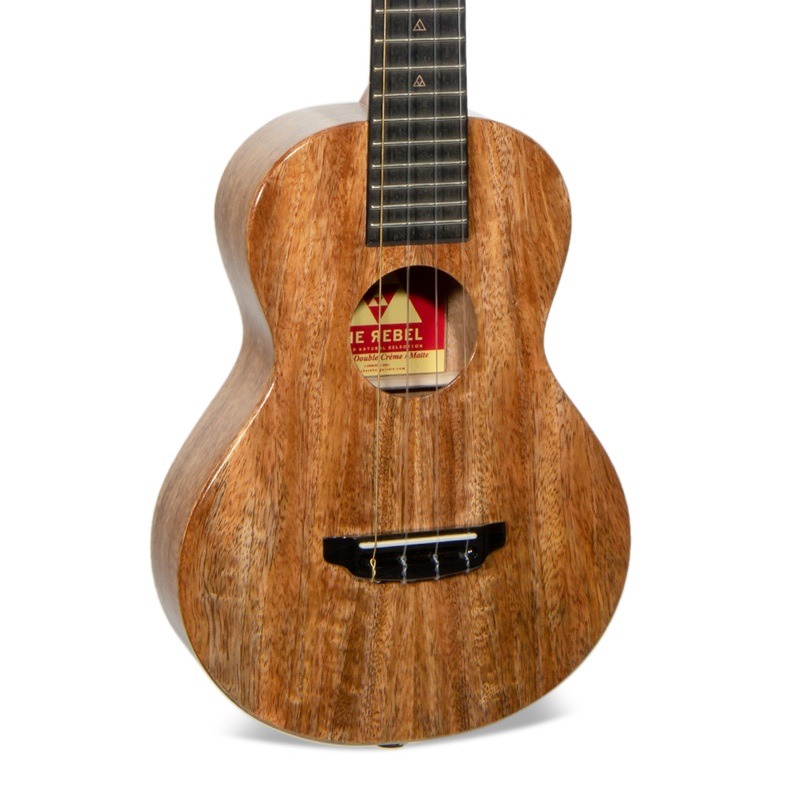[PRE-OWNED] Rebel Double Creme Concert Ukulele Solid Mango “Frothy” K & K Pickup Installed