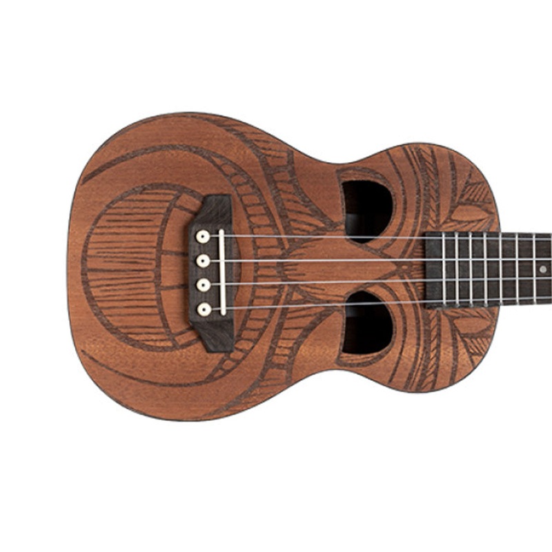 Stagg UC-TIKI-MAIO Sapele Tiki Series Concert Ukulele