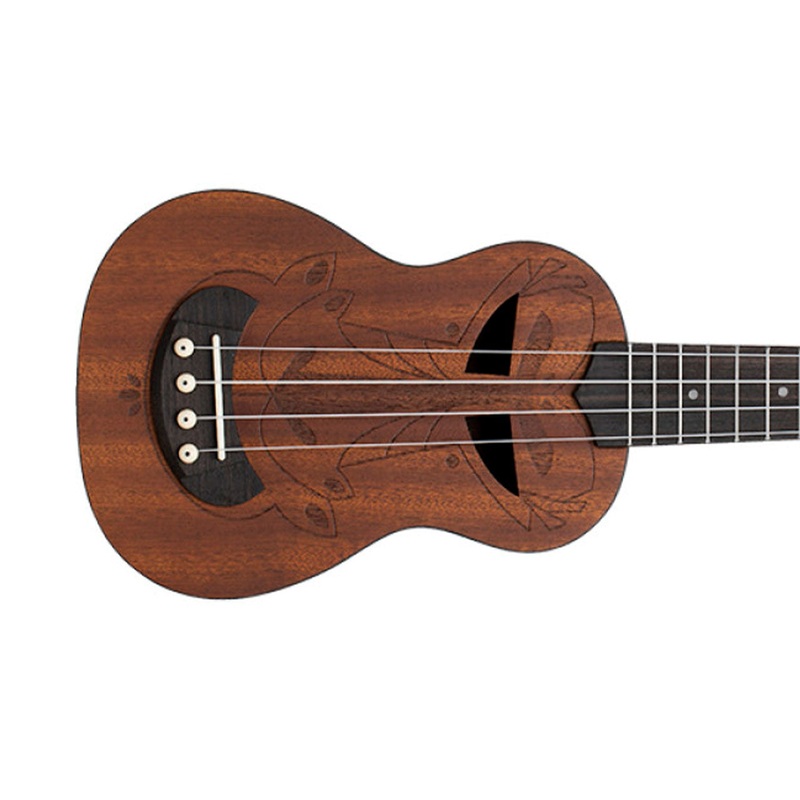 Stagg US-TIKI-AH Sapele Tiki Series Soprano Ukulele