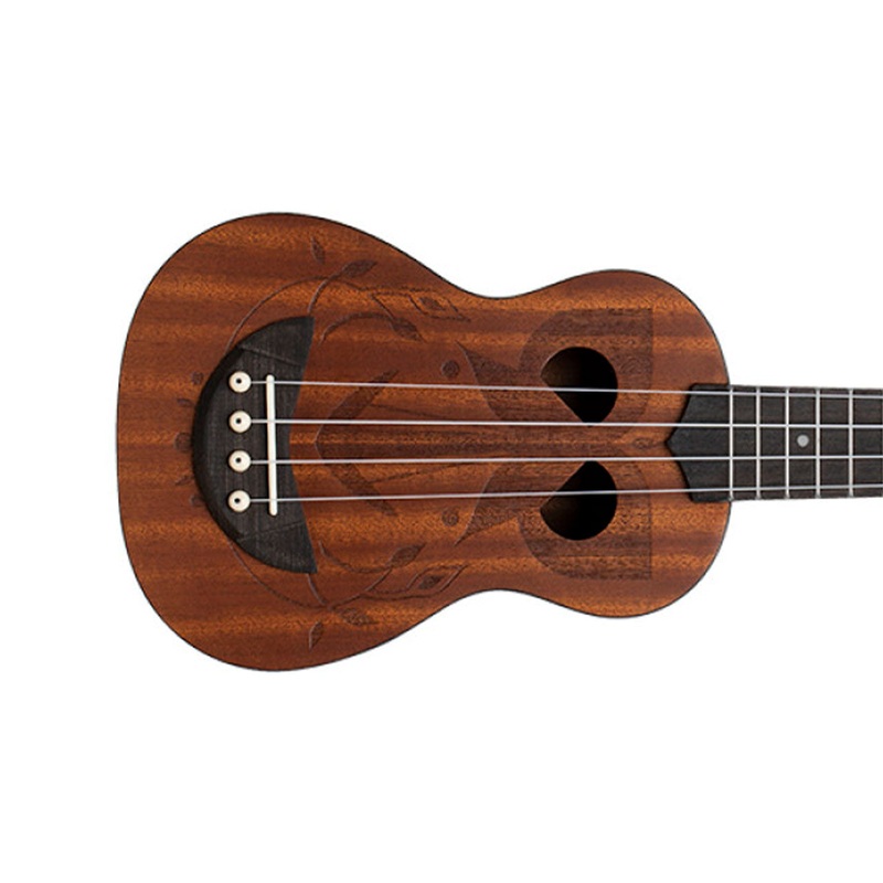 Stagg US-TIKI-EH Sapele Tiki Series Soprano Ukulele