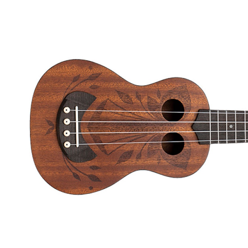 Stagg US-TIKI-OH Sapele Tiki Series Soprano Ukulele