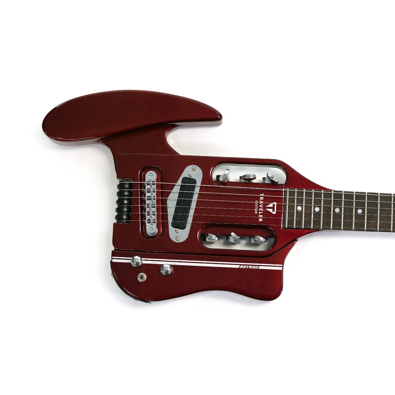 [PRE-OWNED] Traveler Speedster Hot Rod V1 Classic Red Electric Guitar – “Red Fire”
