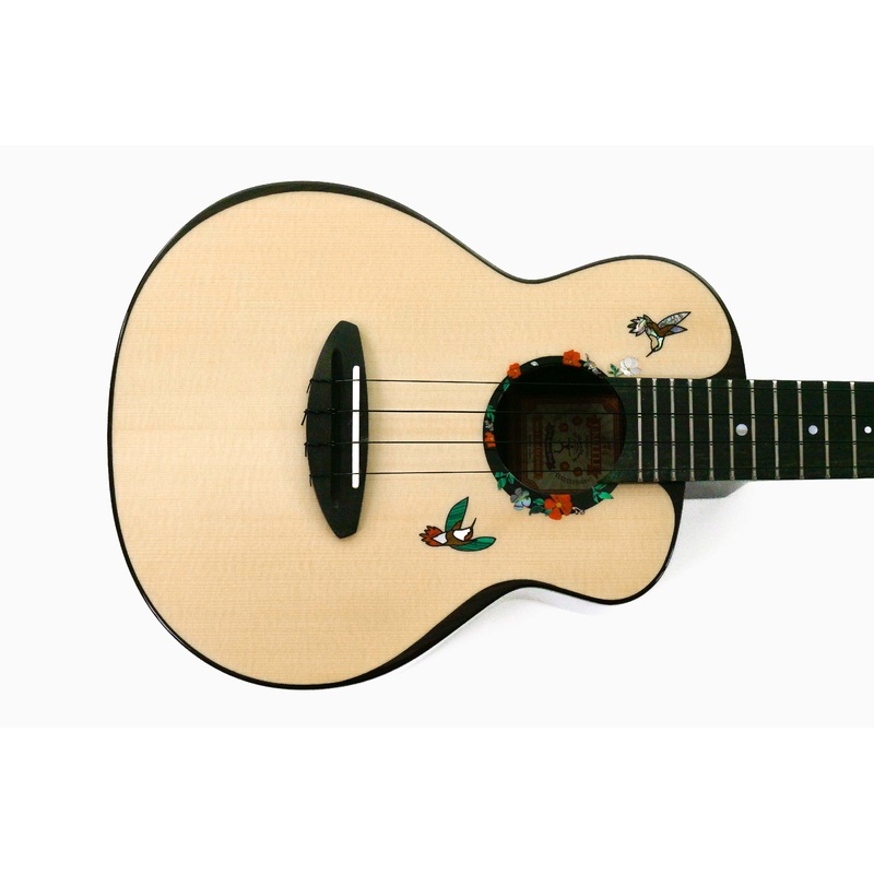 ANueNue UC200HB Hummingbird Moon Bird Spruce/Rosewood Concert Ukulele “Summer”
