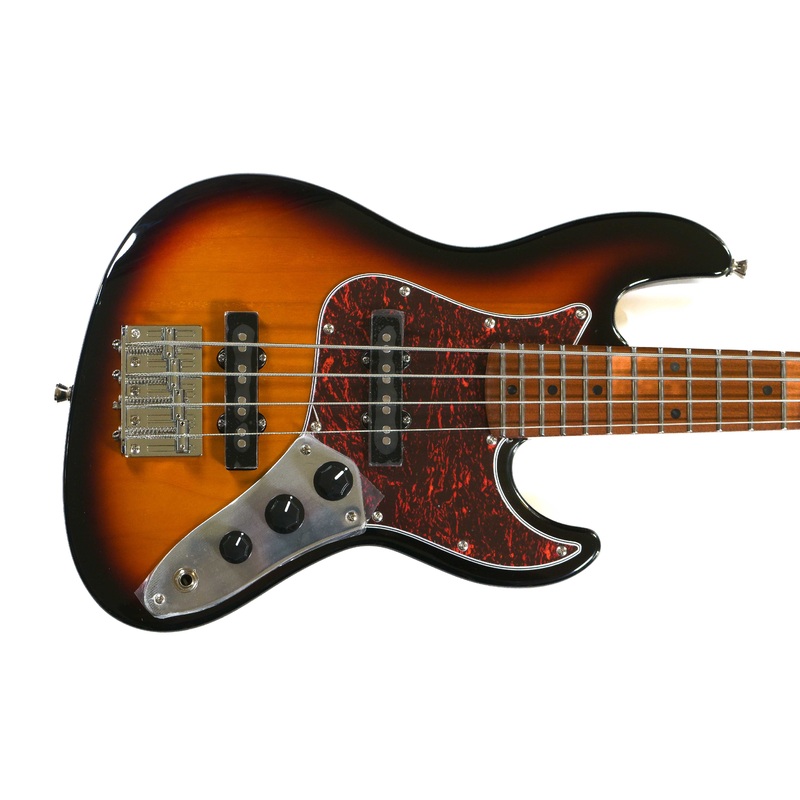 Flight JB SB Sunburst Roasted Poplar Electric Mini Bass