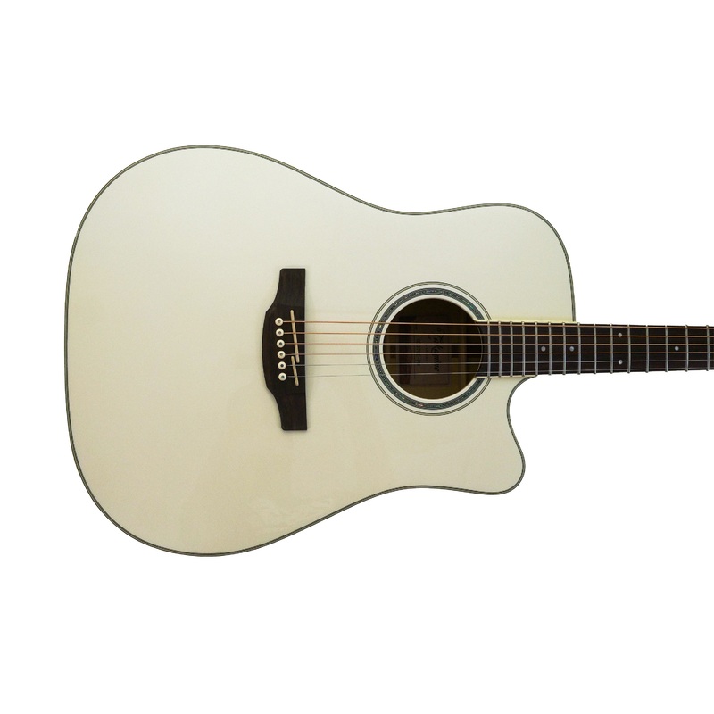 Takamine GD37CE PW Acoustic Electric Guitar – Pearl White “Cordelia”