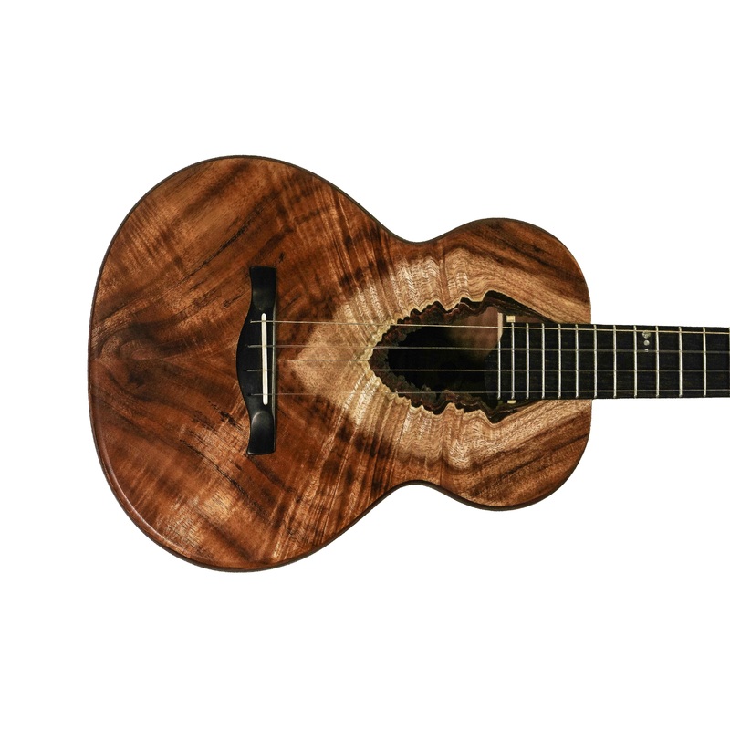 Tyde Custom Stunning Hawaiian Koa Tenor Ukulele “Kalo”