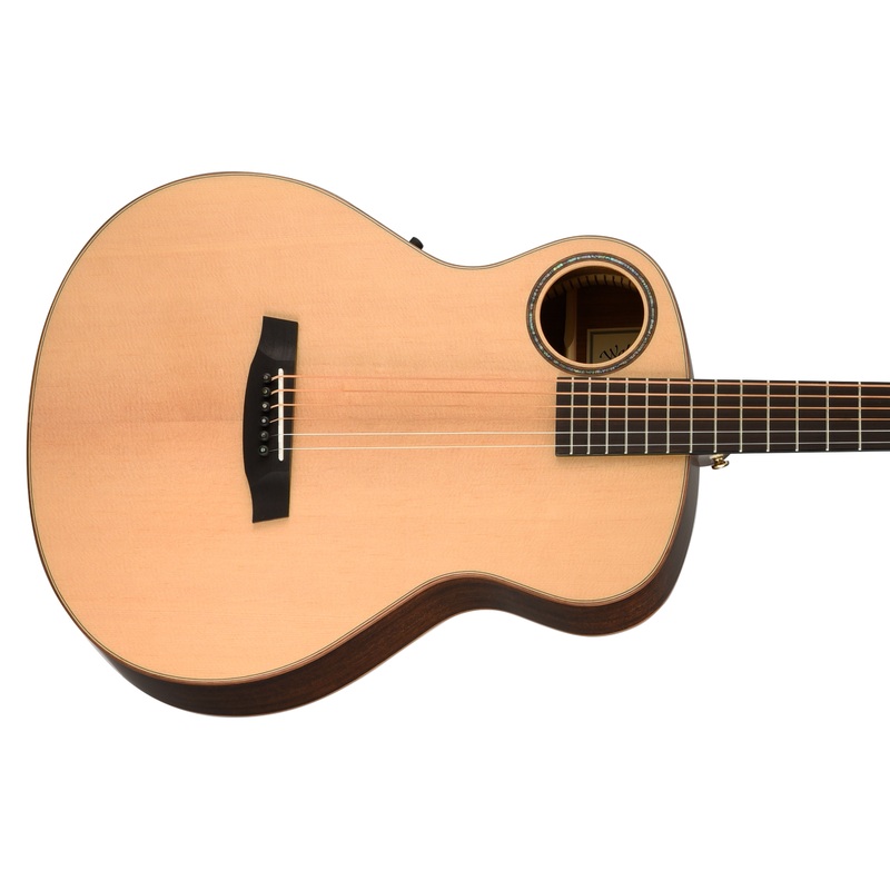 Walden Guitars B103E Grand Auditorium Baritone-Electric Guitar – Satin Natural