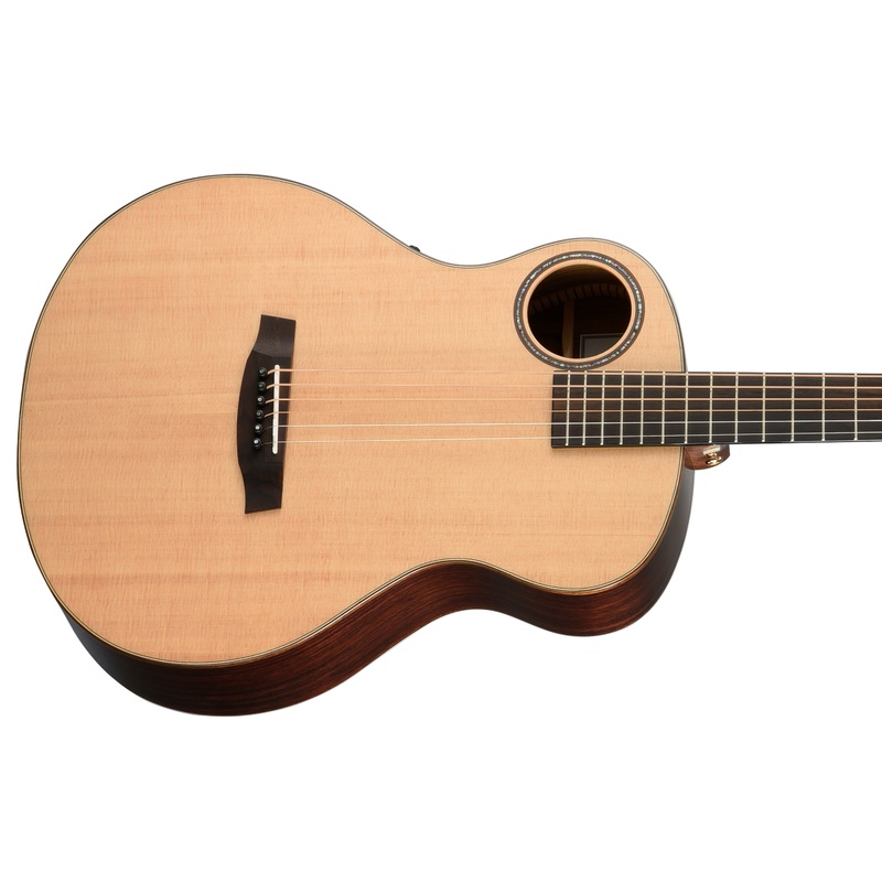 Walden Guitars B1E Grand Auditorium Baritone Electric-Guitar – Satin Natural