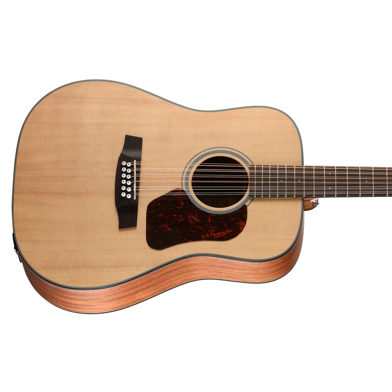 Walden Guitars D552E The Natura 12-String Dreadnought Acoustic-Electric Guitar – Satin Natural