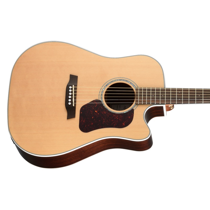 Walden Guitars D600CE The Natura Dreadnought Acoustic Cutaway-Electric Guitar – Satin Natural
