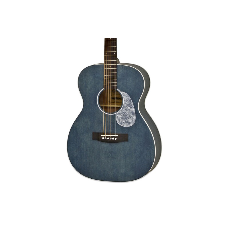 Aria 101-UP-STBL Urban Player Stained Blue Orchestra Guitar