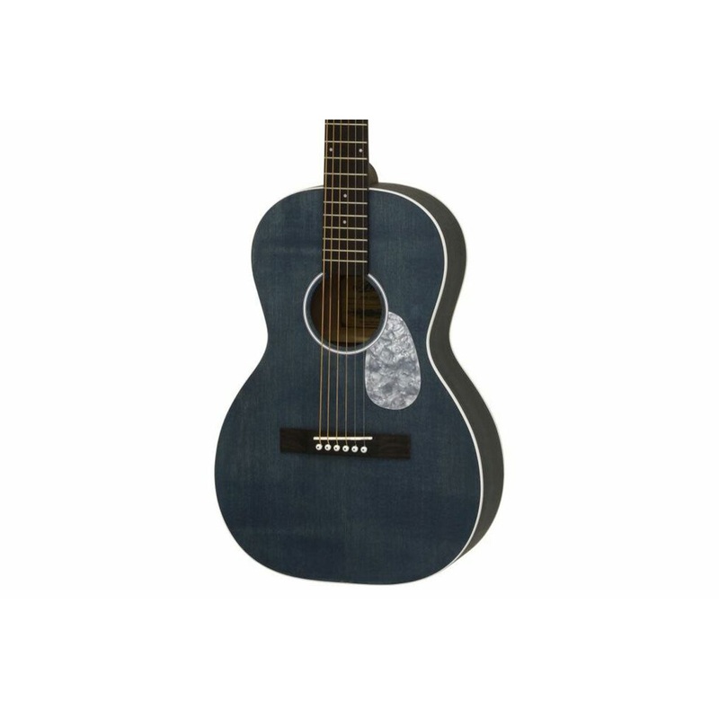 Aria 131-UP-STBL Urban Player Stained Blue Parlor Guitar