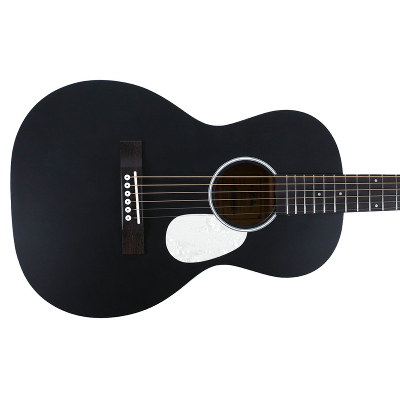 Aria 131UP-STBK Urban Player Stained Black Acoustic Parlor Guitar