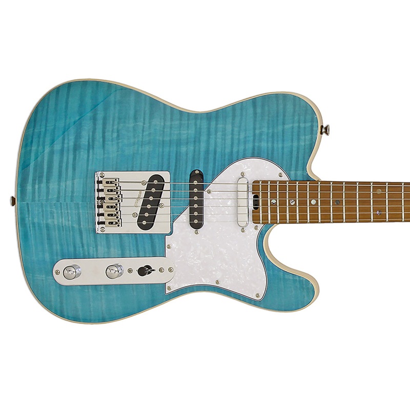 Aria 615-MK2 Nashville Hot Rod Collection Electric Guitar – Turquoise Blue