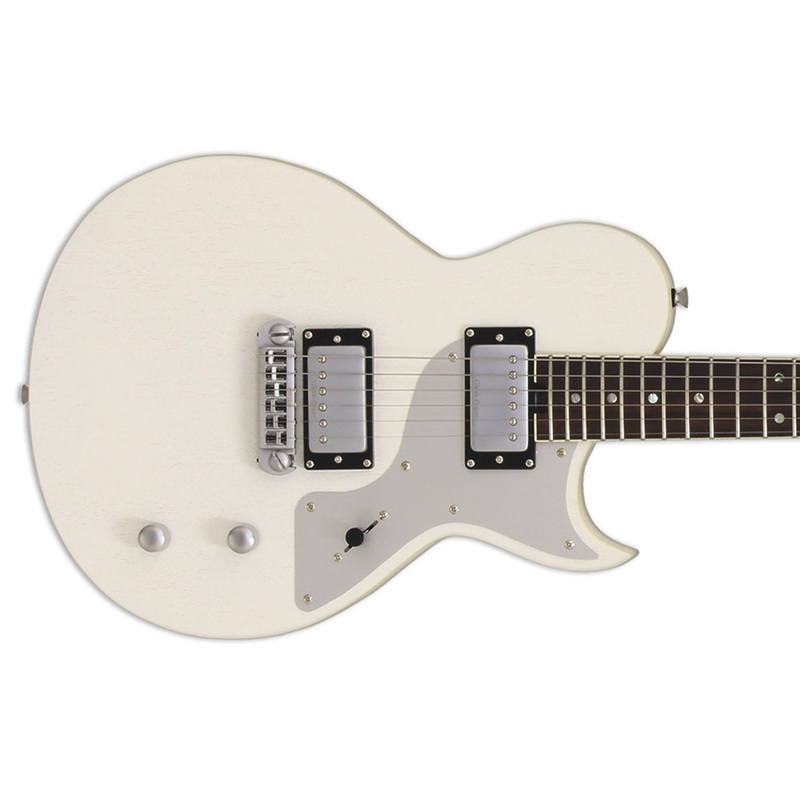 Aria 718-MK2 Brooklyn Hot Rod Collection Electric Guitar – Open Pore White