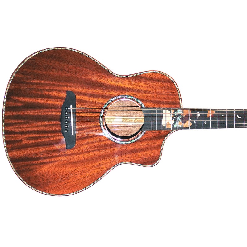 Willow Creek SUNCREEK-M Suncreek Mahogany Mini Grand Auditorium Guitar w/ Effects