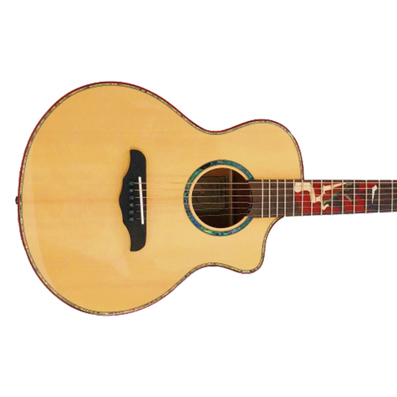 Willow Creek SUNCREEK-S Suncreek Spruce Mini Grand Auditorium Guitar w/ Effects