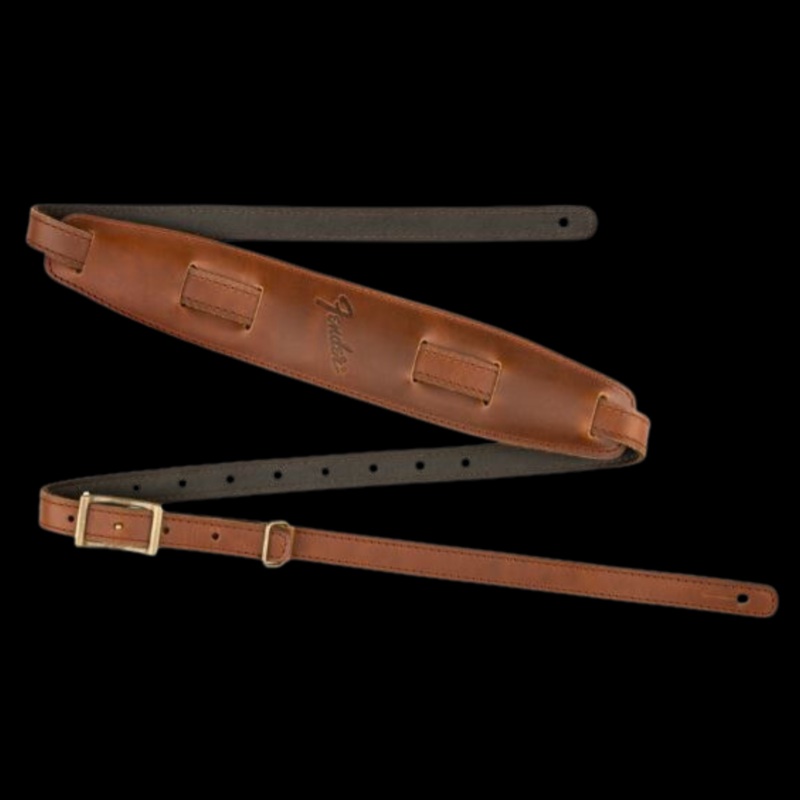 Fender Mustang Saddle Guitar Strap – Cognac