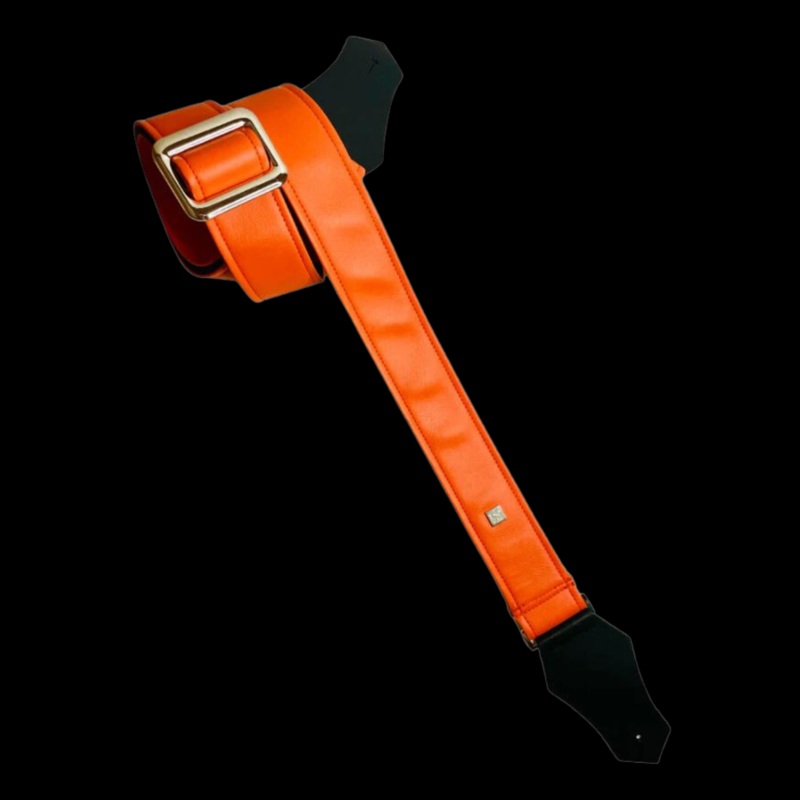 GetmGetm Straps Fly Orange 2″ Guitar Strap