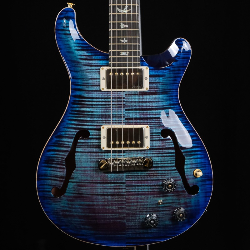 PRS Wood Library Hollowbody II Piezo Electric Guitar – Violet Blue Burst