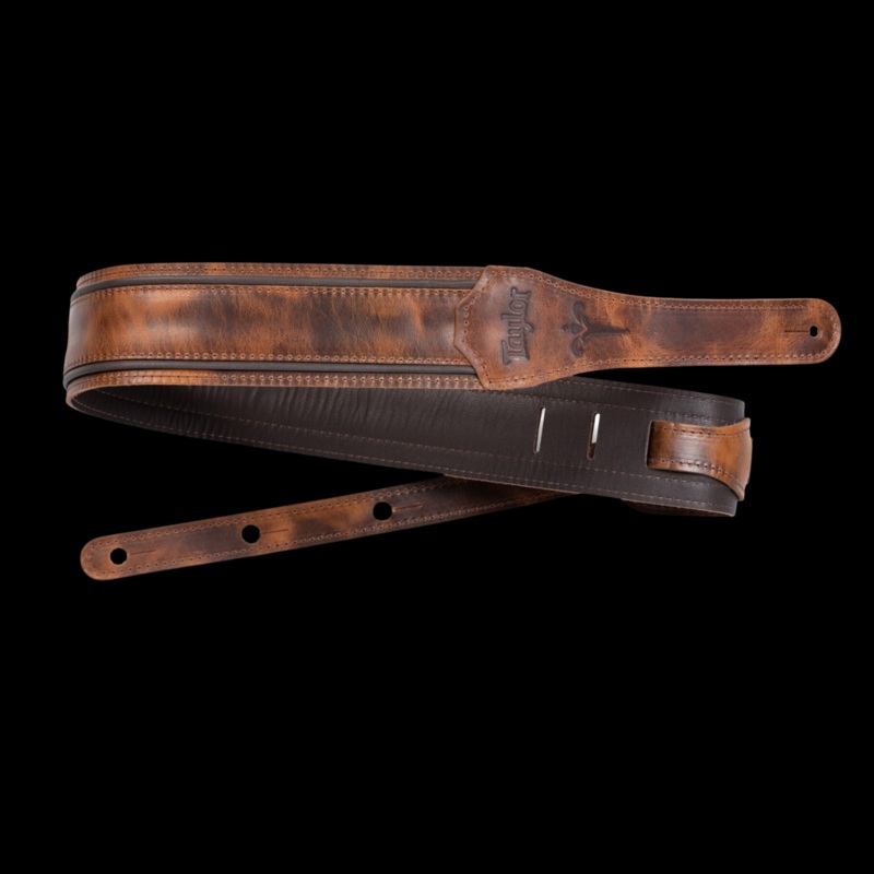 Taylor 700 Series Fountain 2.5″ Leather Guitar Strap