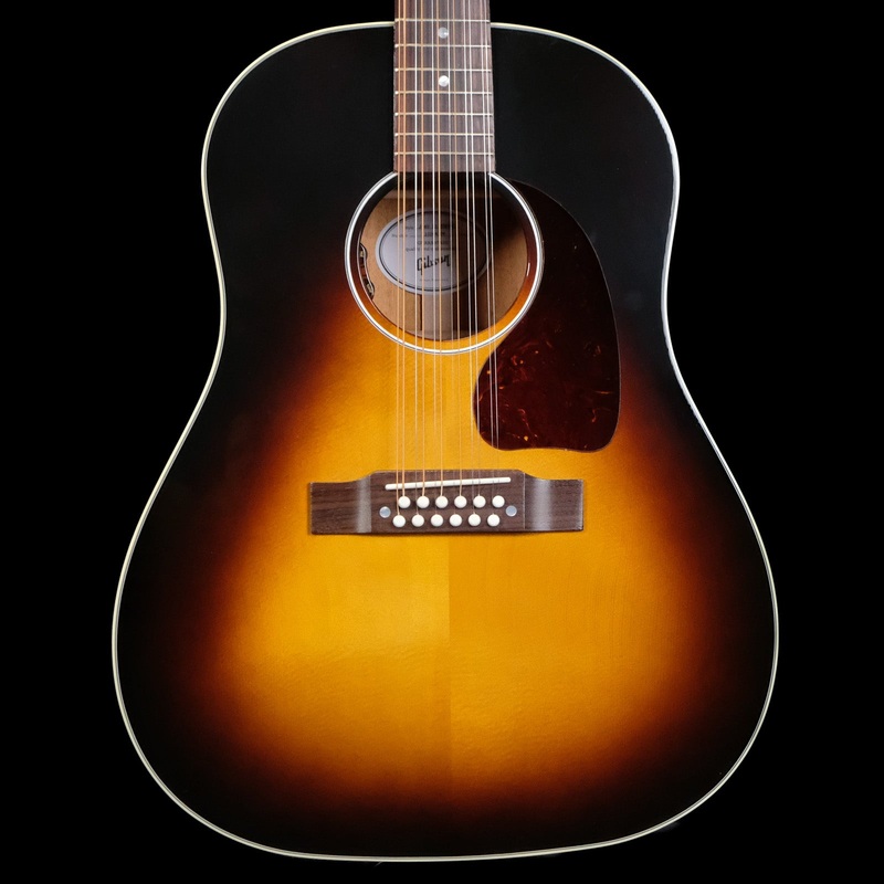 Gibson Acoustic J-45 12-String Acoustic-Electric Guitar – Vintage Sunburst